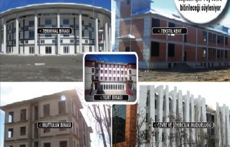 Bingöl'de 2016 dönemine ait bitirilen ve devam eden projeler!