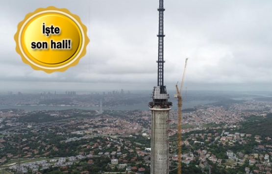 Çamlıca Kulesi 365 metre yüksekliğiyle Eyfel'i geçti!