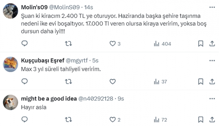 Ev sahiplerine kritik soru: Kiracınızı çıkardıktan sonra evinizi yeniden kiraya verir misiniz?