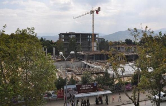 Bursa Belediye Hizmet Binası'nın inşaatı durduruldu!