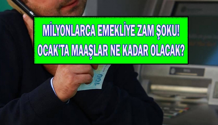 SSK, BağKur, Emekli Sandığı maaşlarında yeni yıl depremi! Emekli maaşları tam bu kadar olacak! Şimdi bakın!
