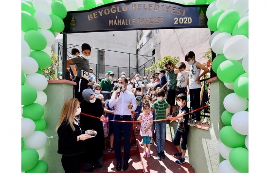 Beyoğlu Piyalepaşa Mahalle Bahçesi açıldı!