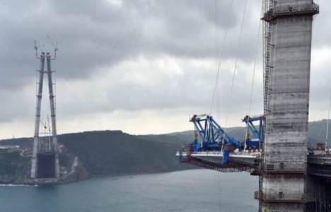 3.Köprü'nün inşaatından son kareler!