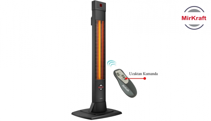Mirkraft uzaktan kumandalı ısıtıcıda cazip fiyatlar ortaya çıktı! İşte teknik özellikleri ve fiyatı...