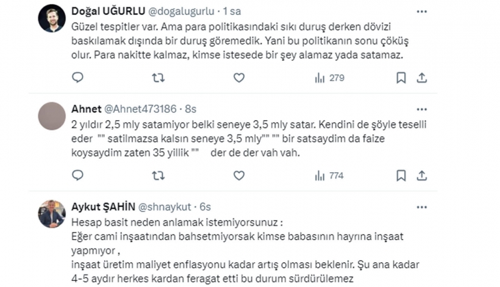 Faizler düşünce konut fiyatları fırlamaz: 2021 Eylül ün bile gerisine düşer!