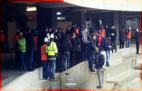 Vodafone Arena son durum: Çatı montajına başlandı!