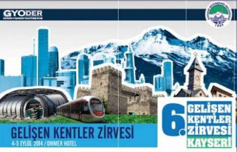 Gelişen Kentler Zirvesi Kayseri'de yapılacak!