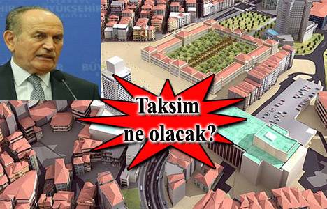 Kadir Topbaş'tan Taksim açıklaması! 
