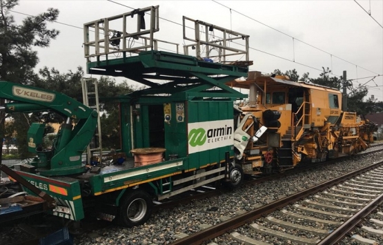 Halkalı-Sirkeci Banliyö Hattı nın deneme sürüşünde kaza!