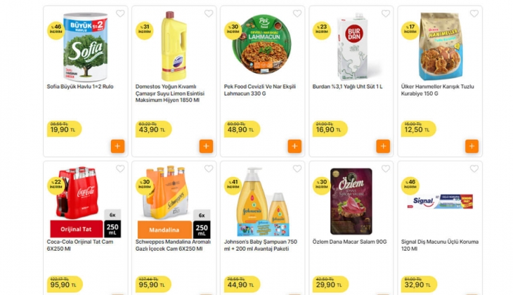 Migros ta yüzde 50 ye varan indirim fırsatı! Domestos çamaşır suyu 43, 1 litre süt 17 TL ye düştü! Aman kaçırmayın!