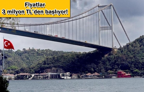 Beykoz'daki satılık yalılar sahiplerini bekliyor!