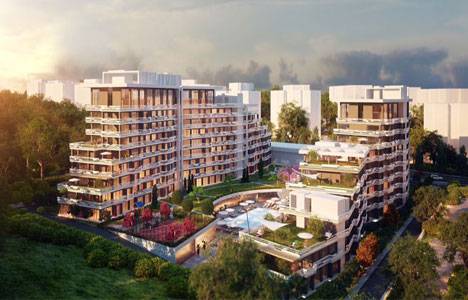 W Roof Kurtköy'de 1.400 lira taksitle 1+1 daireler 195 bin TL!