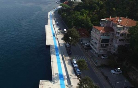 Çubuklu-Kanlıca sahil yolu açıldı!