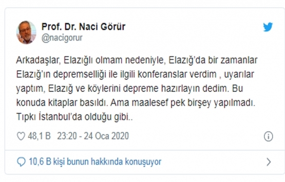Üç yer bilimci Elazığ depremi için uyarmıştı!