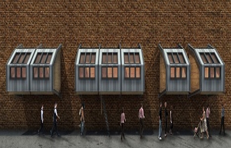 İşte İngiltere de evsizler için tasarlanan cumpa evler!