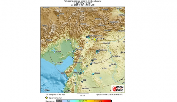 Kahramanmaraş bugün 4.4 büyüklüğünde sallandı! Deprem araştırmacısı Baturhan Öğüt ten 6 büyüklüğünde yeni deprem uyarısı