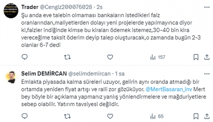 Ekonomist Mert Başaran dan çarpıcı uyarı: Ev alacaklar elini çabuk tutsun, fiyatlar uçacak!