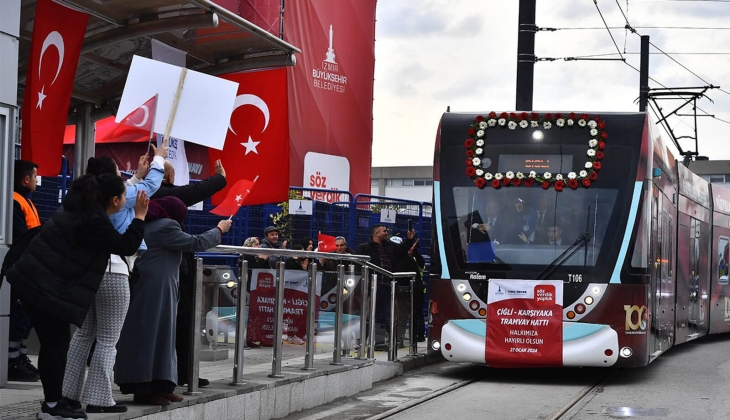 Çiğli Tramvayı hizmete açıldı!