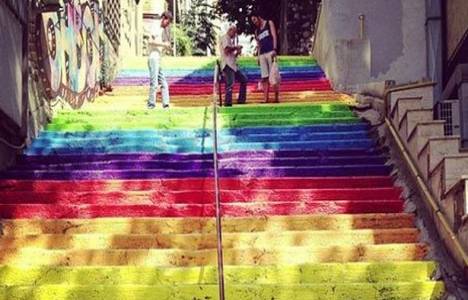 Merdiven şehri Zonguldak'ta basamaklar renklendi!