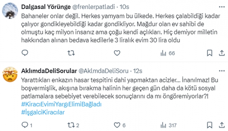 Ev sahipleri fahiş kiraların sorumlusu değil!