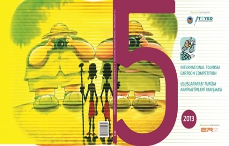 Turizm karikatürleri havaalanında sergilendi!