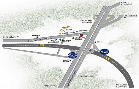 My Home Maslak Ağaoğlu ulaşım!