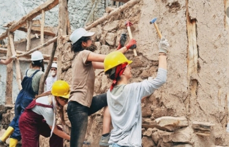 Gölbaşı'nda Köyünü Yaşat projesi için mimarlık öğrencileri çalışıyor!