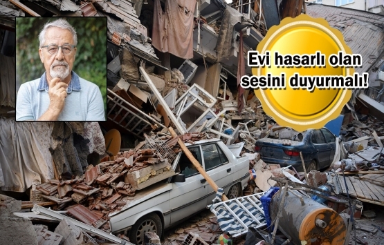 Dikkat! Riskli binada oturan göçük altında kalabilir!