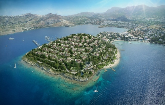 Bodrum'daki Epique Island projesine 30 milyon TL'lik peyzaj!