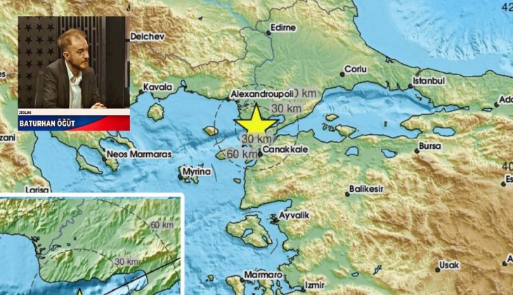 'Bu bölge stres biriktiriyor' diyen deprem araştırmacısı Baturhan Öğüt Çanakkale ve civarını uyardı!
