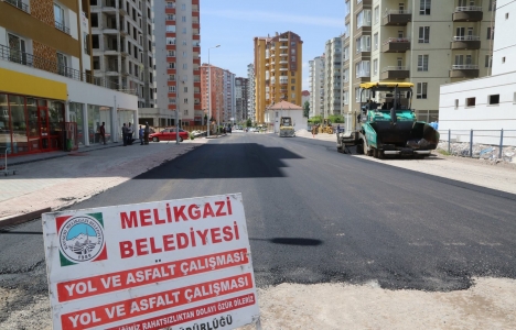 Melikgazi Belediyesi yol çalışmalarına devam ediyor!