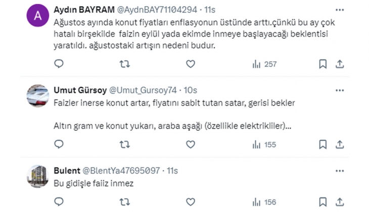 Faizler inerse konut fiyatları ne olur? Vatandaşlar yorumladı!