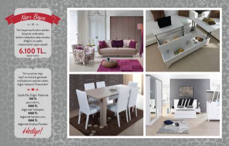 Vivense Mobilya sunduğu düğün paketleri ile evlenecek çiftlerin yükünü azaltıyor!