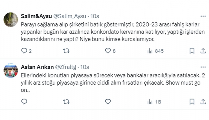 Tebernüş Kireçci devamı felaket diyerek uyardı: İnşaat sektöründe konkordato rüzgarı esecek!