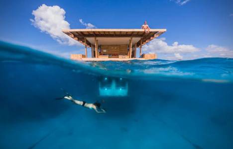 Manta Resort Otel denizaltında tatil fırsatı sunuyor!