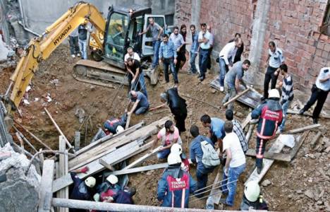  Muzaffer Arat kontrole gittiği inşaatta oğluyla göçükte kaldı!