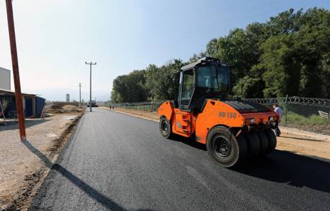 Sakarya Karapürçek'te asfalt çalışmaları devam ediyor!