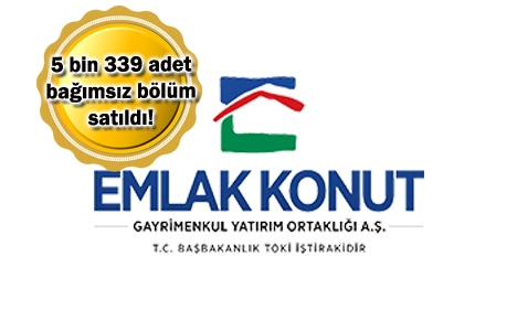 Emlak Konut 3. çeyrekte 5.2 milyarlık satış yaptı!
