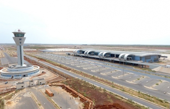 Türklerin Senegal'de inşa ettiği havalimanına yoğun ilgi!