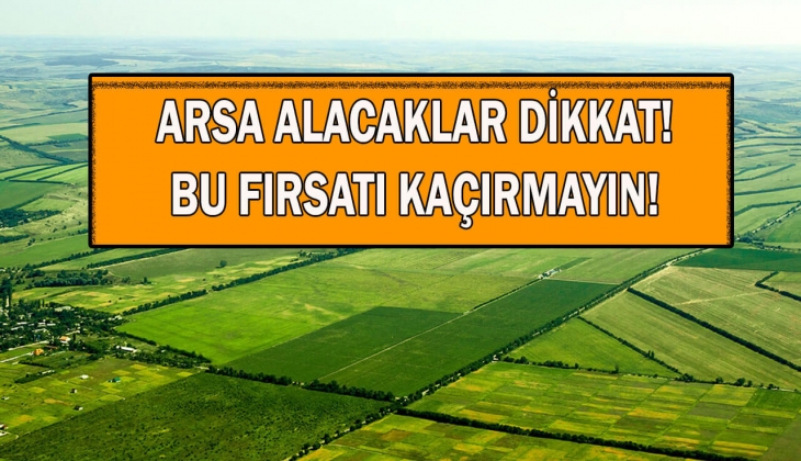 O ilde 6 taksitle KDV'den muaf 5 arsa satılıyor! 425 bin TL'den başlayan fiyatlarla...