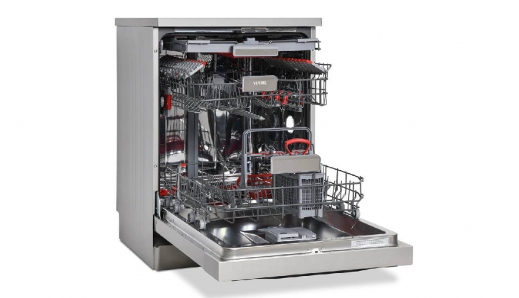 Bu makine 5,4 litre su ile 14 kişilik bulaşık yıkıyor! Vestel le olur neden olmasın?