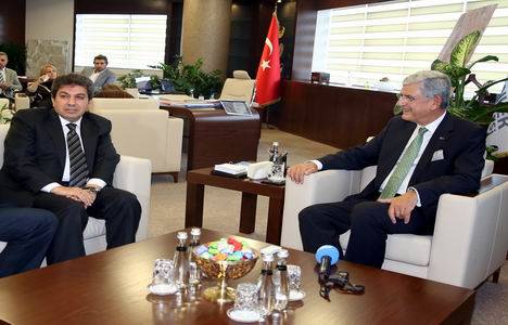 AB Bakanı Volkan Bozkır'dan Esenler Belediye Başkanı M. Tevfik Göksu'ya ziyaret!