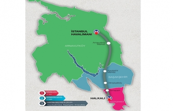 Halkalı-Arnavutköy-İstanbul Havalimanı Metrosu nereden geçecek?
