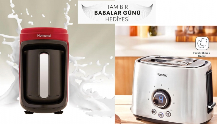 Homend den dev Babalar Günü fırsatı! Kahve makinelerinde yüzde 50 ye varan indirim! 17 Haziran 2022 fiyat listesi...