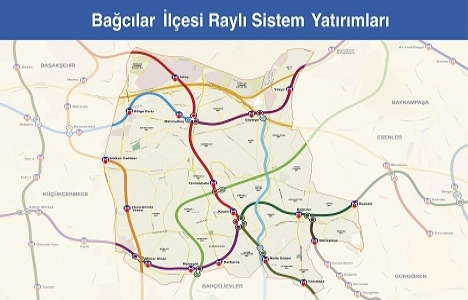 İşte İstanbul un raylı sistem haritası!