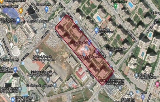 Ataşehir CarrefourSA 20 milyon TL ye icradan satılıyor!