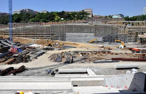 Vodafone Arena inşaatından son durum fotoğrafları!