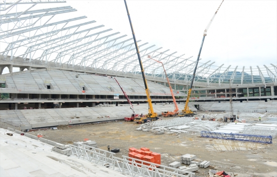 Giresun Çotanak Stadı yıl sonu tamam!