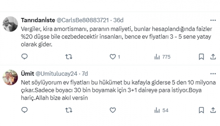 Konut mu, faiz mi tartışması bitmiyor: 3.5 milyon TL lik konut satılıp faize konsa 1 yılda 5 milyon TL olur!