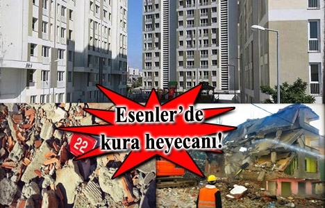 Esenler Oruçreis'te kuralar çekiliyor!